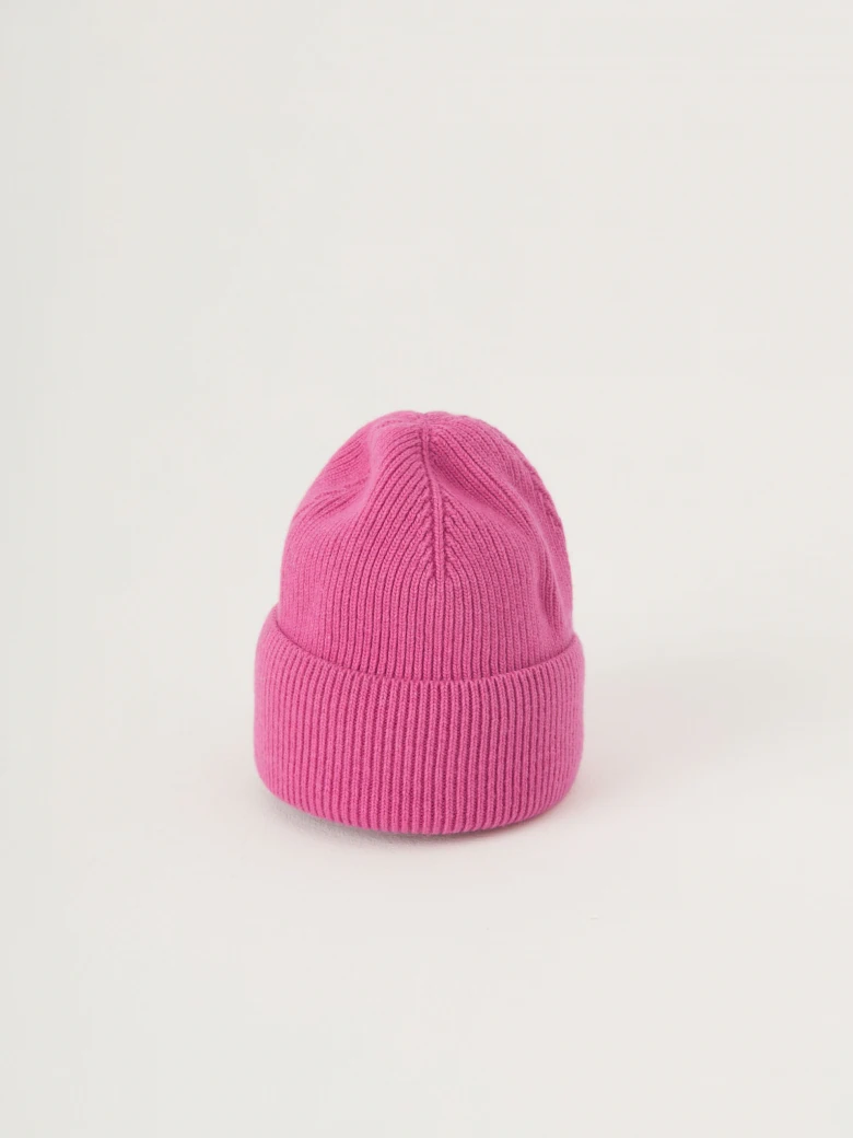 Beanie with wool and cashmere