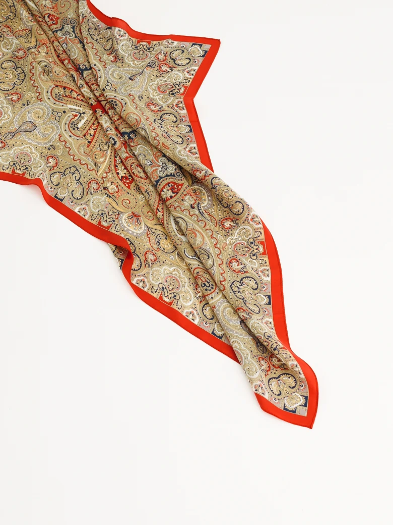 Large neckerchief from silk