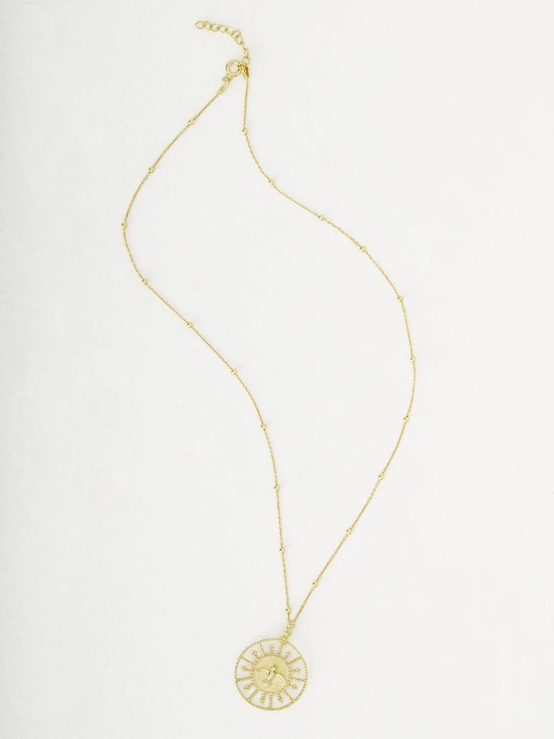 Necklace with openwork charm
