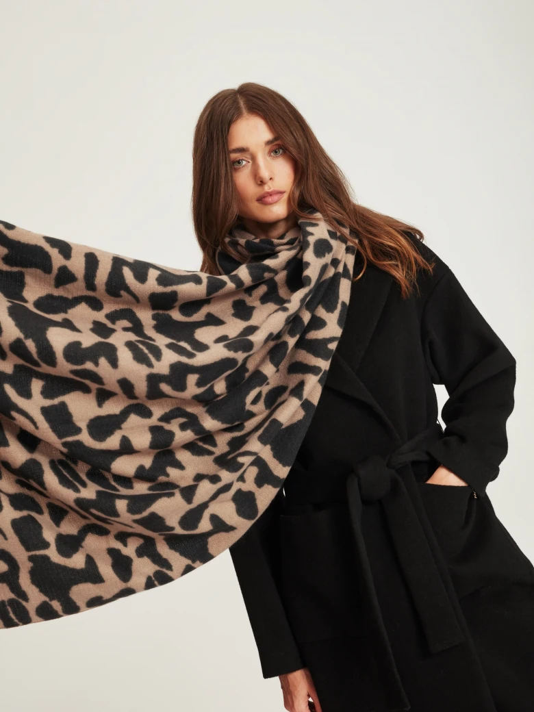 Animal print scarf