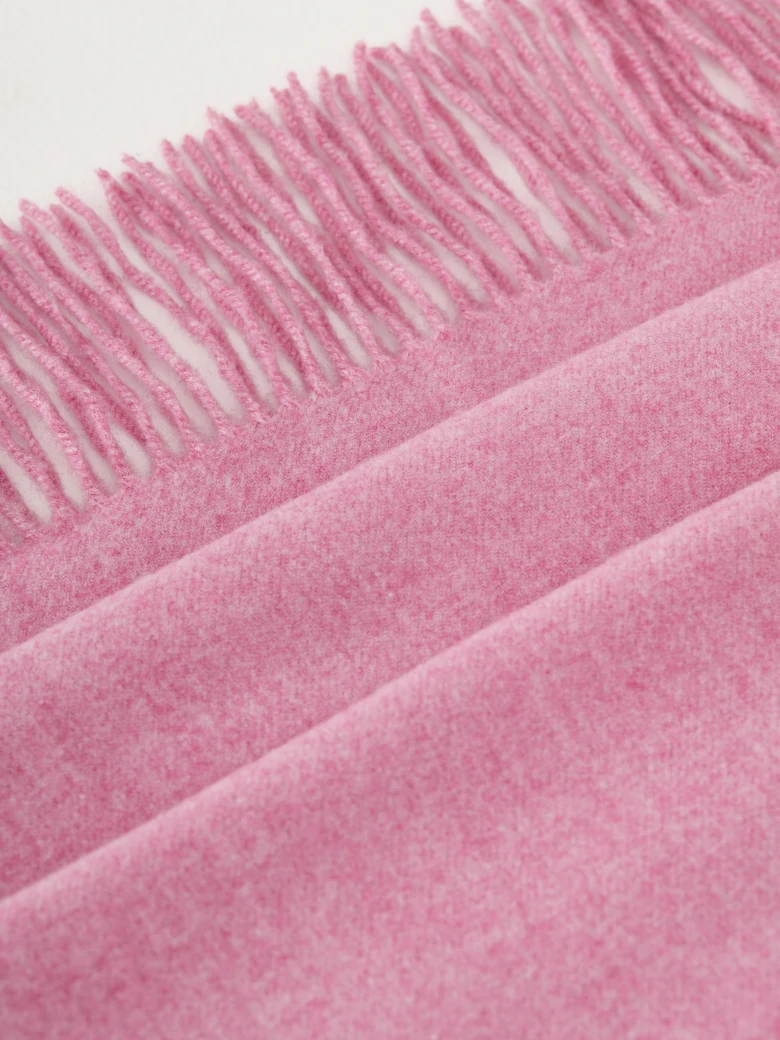 Pink shawl with cashmere