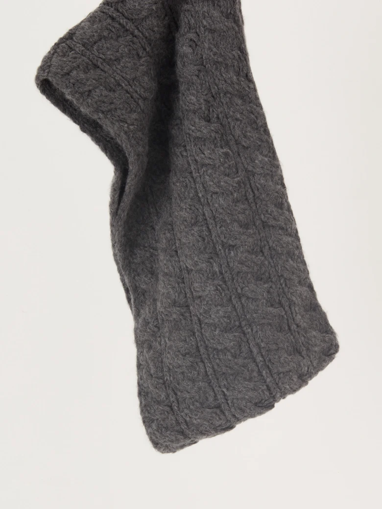 Wool blend snood