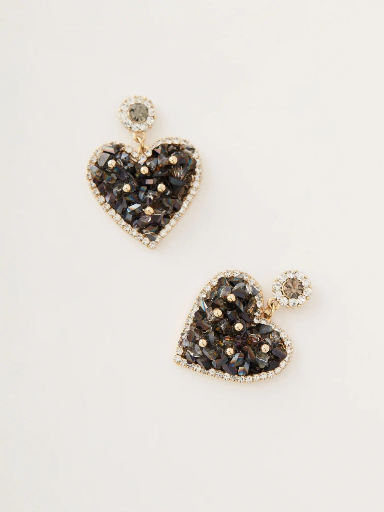 Heart-shaped earrings