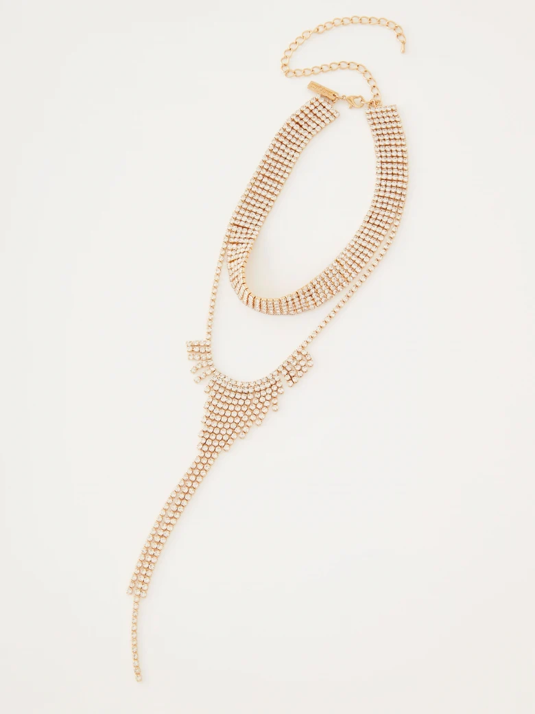 Cascade choker necklace