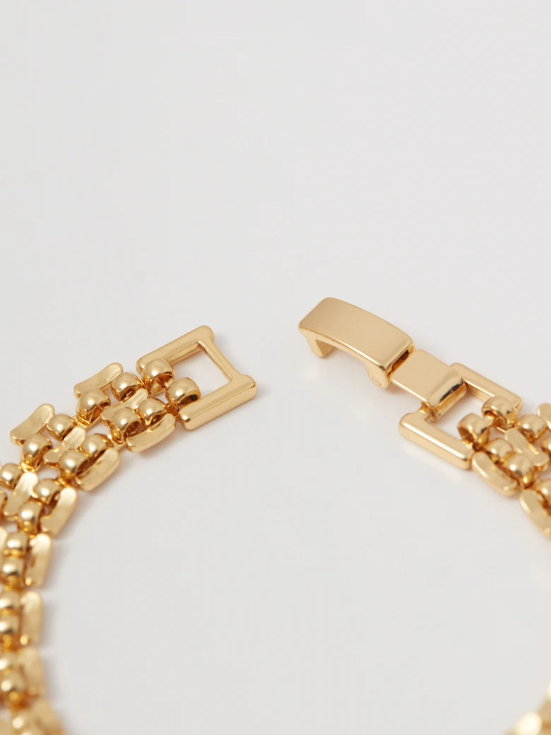 Thick braided bracelet