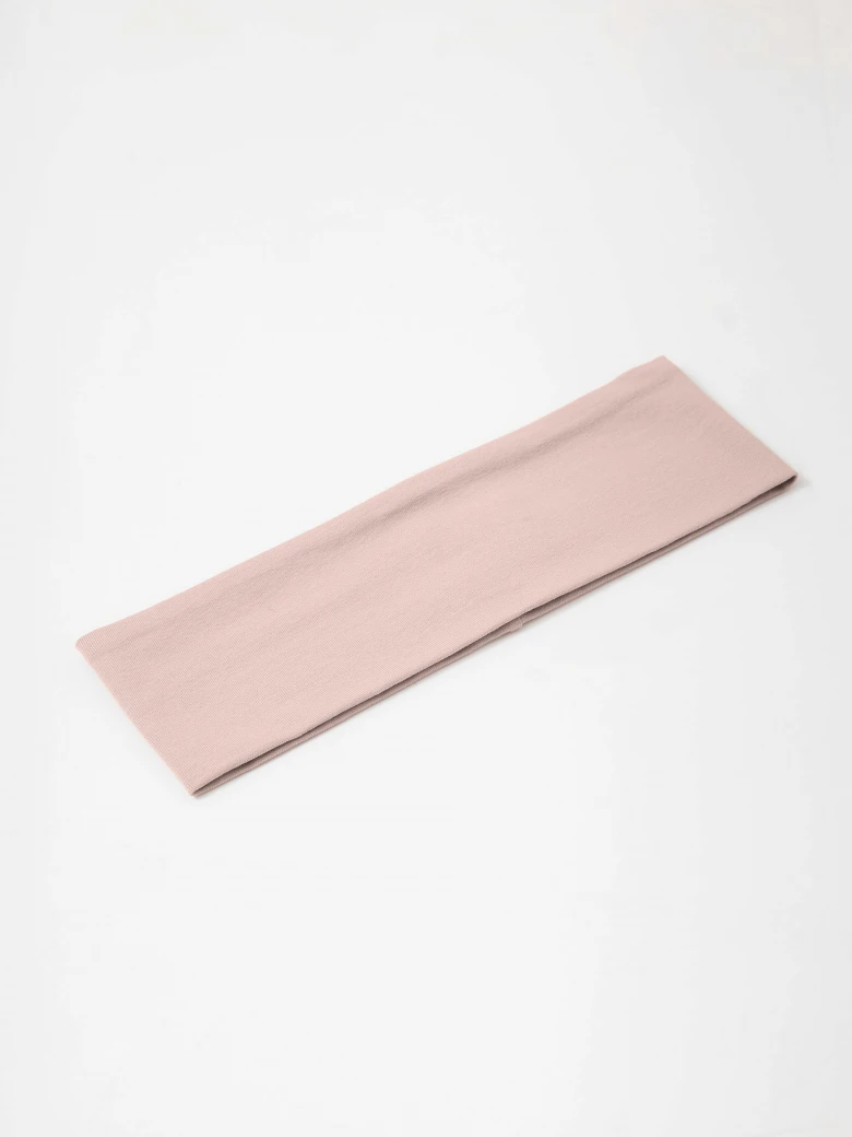 Beige cotton headband