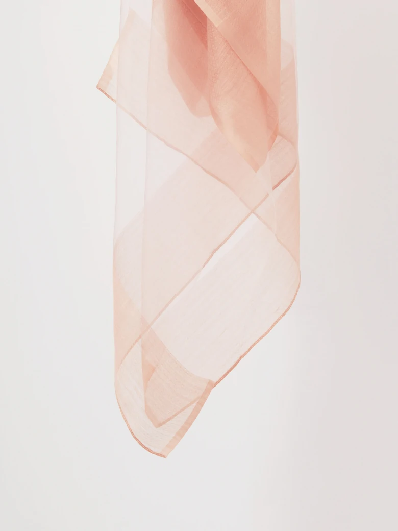 Pastel viscose and silk shawl