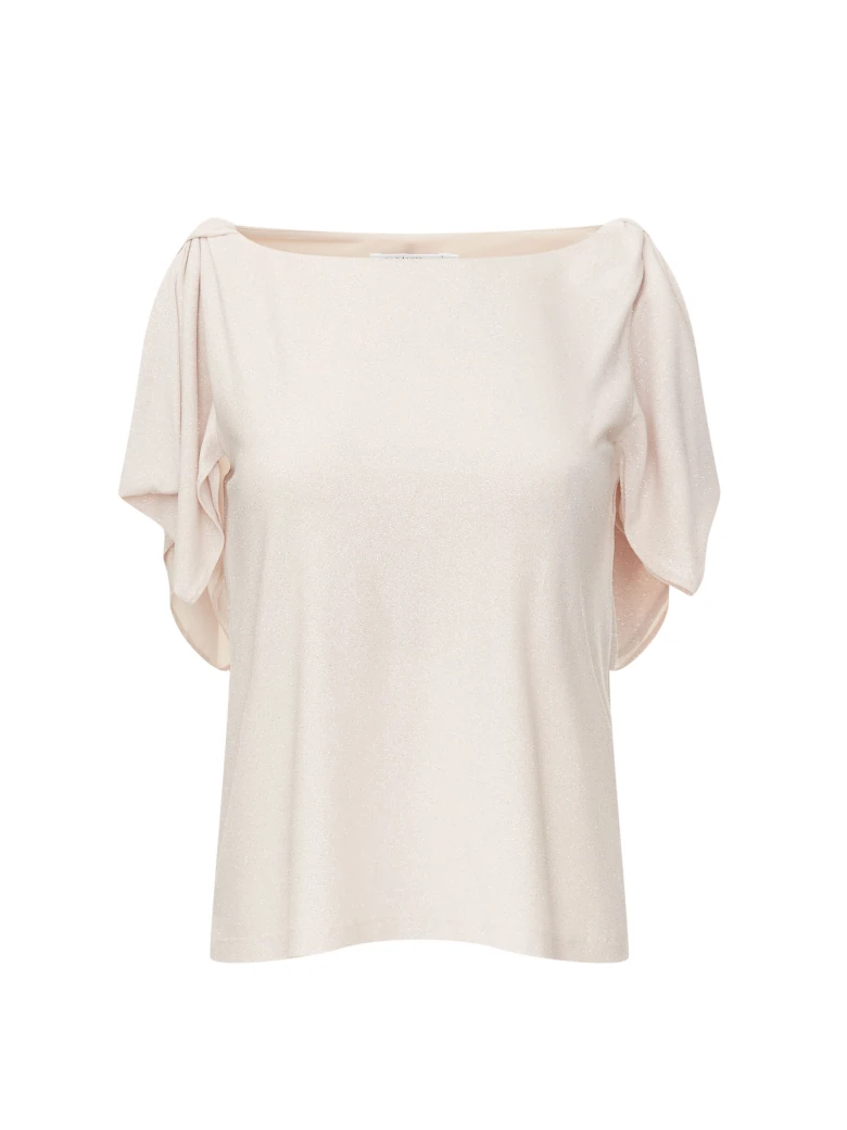 Elegant blouse in powder color