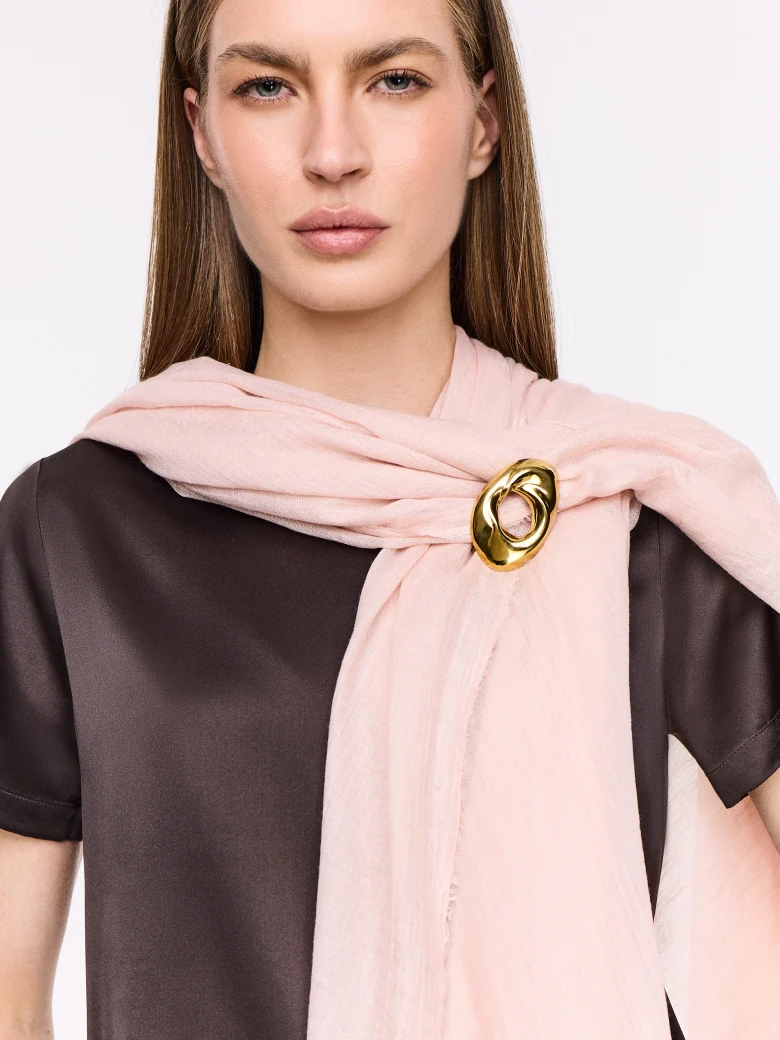 Powder pink scarf