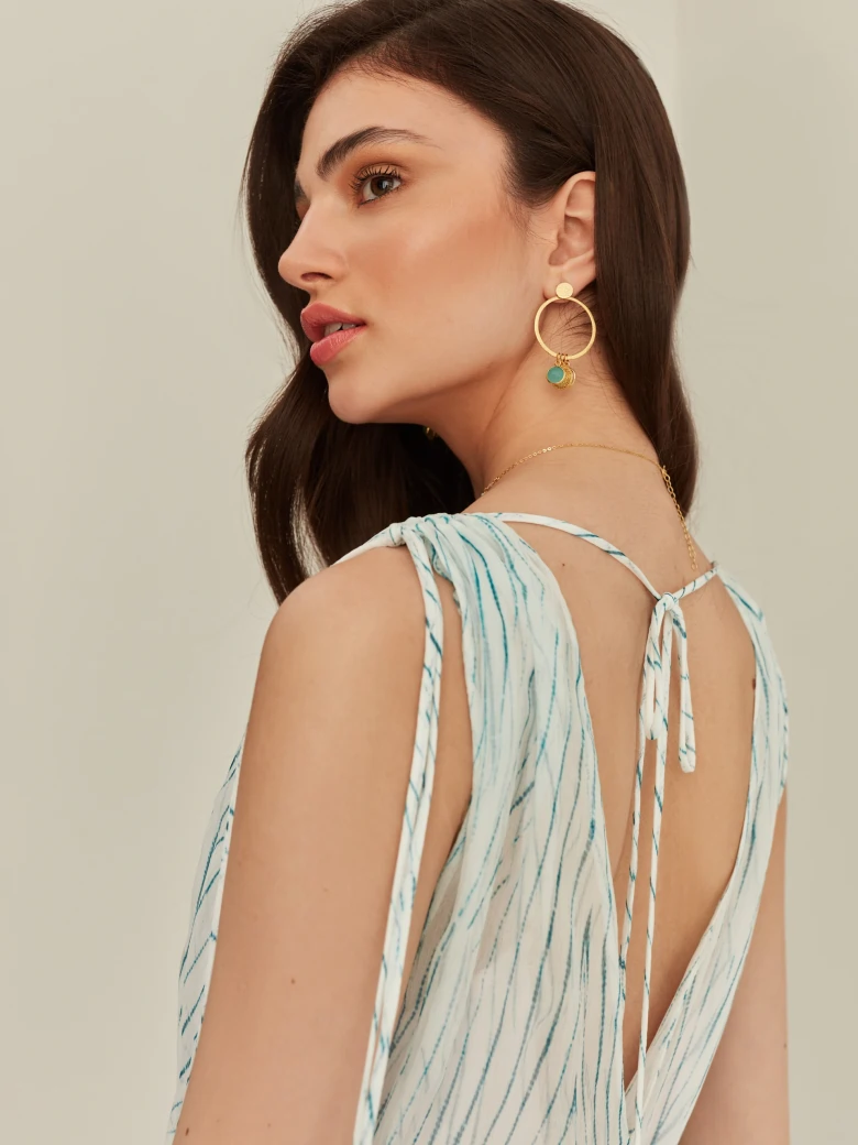 LONG SILK DRESS
