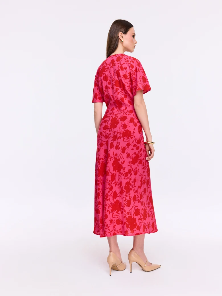 Floral midi dress