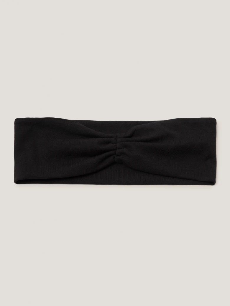 Black cotton hairband