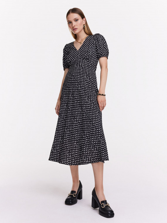 Midi pea dress