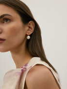 Elegant pearl earrings
